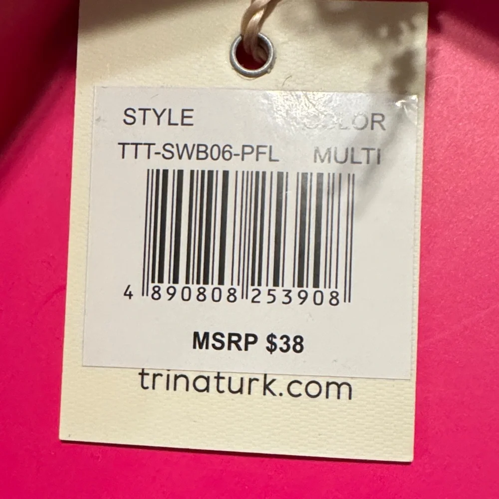 Trina Turk Floral Zip Wallet - Pink Floral Women's Wallet new in box - Picture 7 of 7